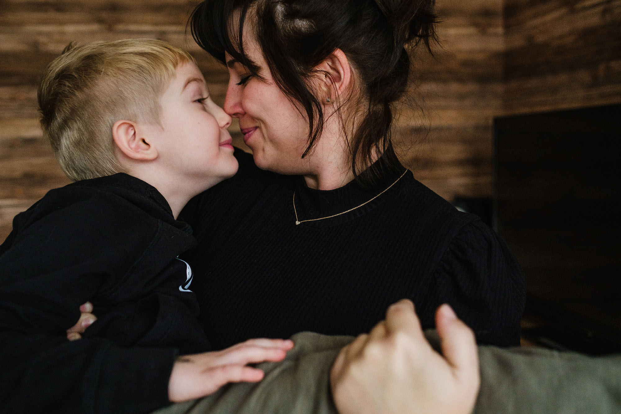 Baby belly and family photo session