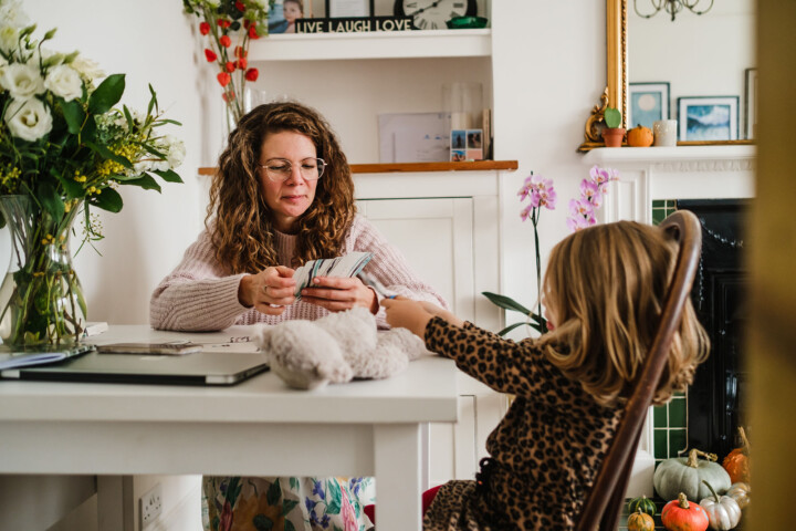 business owner with daughter personable