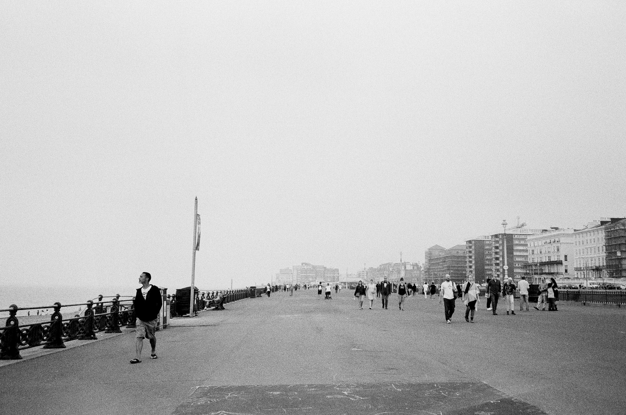 black and white hove promenade hove lawns