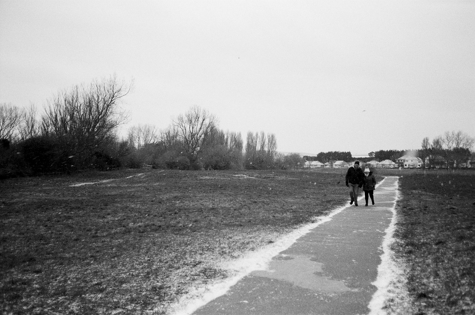 brooklands park in wintre worthing lancing