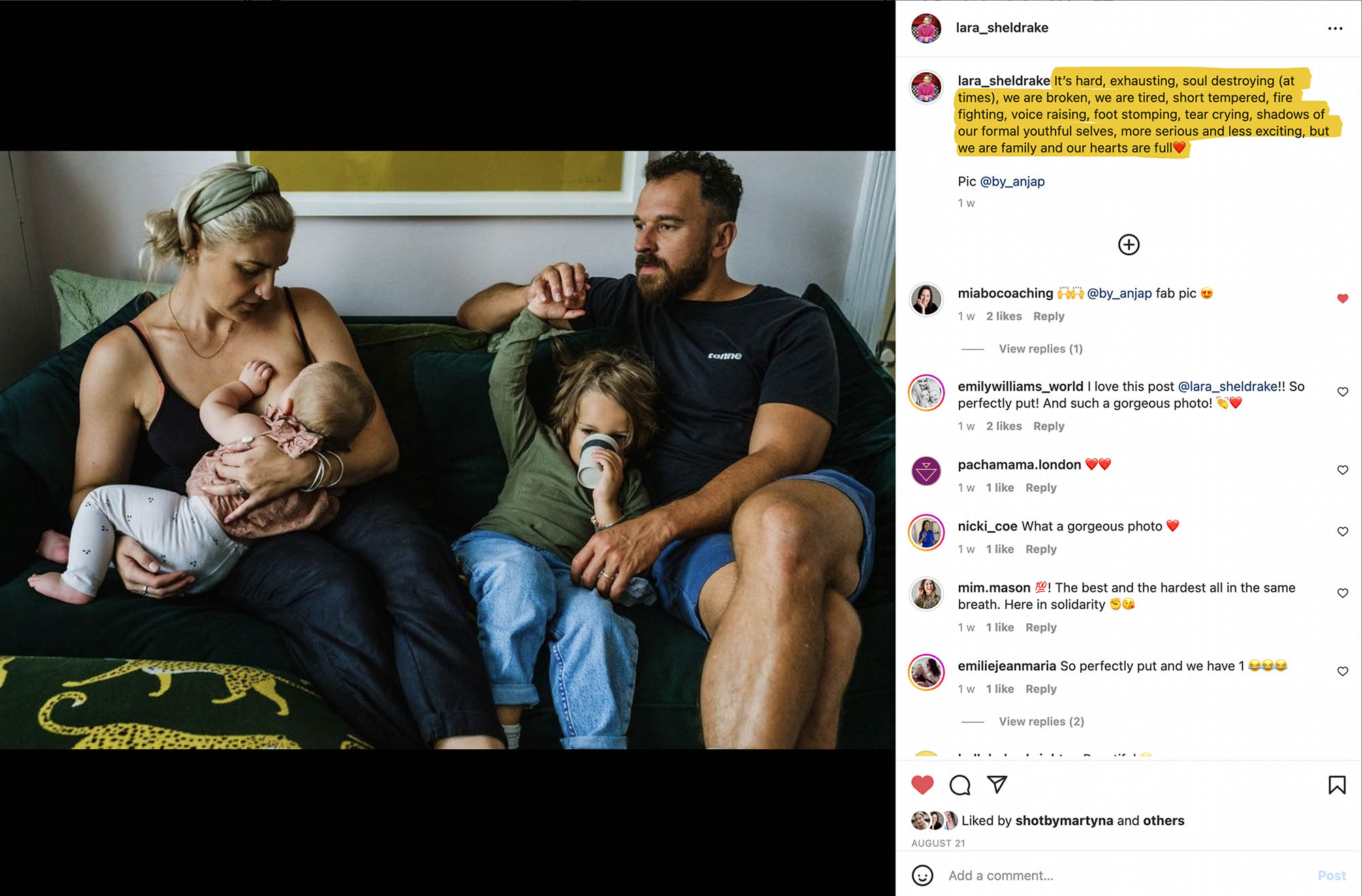 lara-IG-post-family-photos